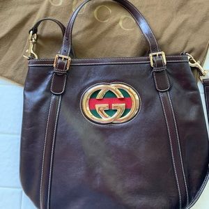 Gucci Britt Brown Leather handbag